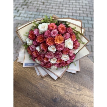 Kenya Colorful Rose Bouquet