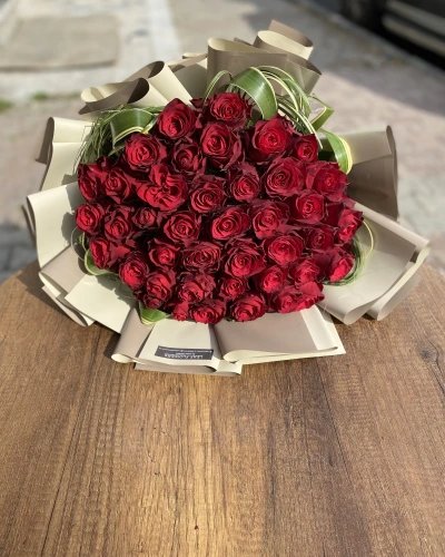 Rodos Kırmızı Gül Buketi