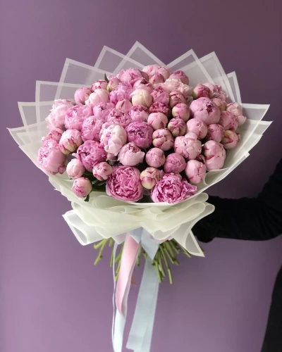 51 Pembe Şakayık Buket