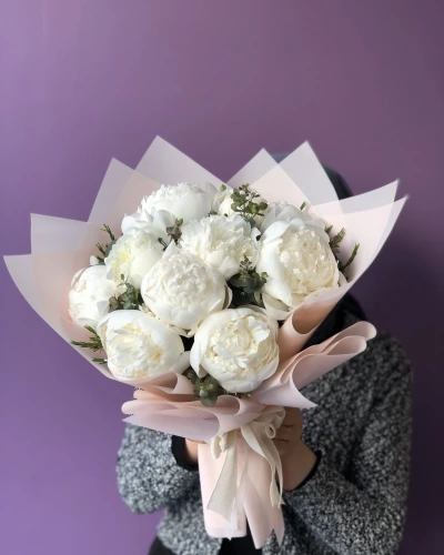 Katmerli Beyaz Kokulu Şakayık