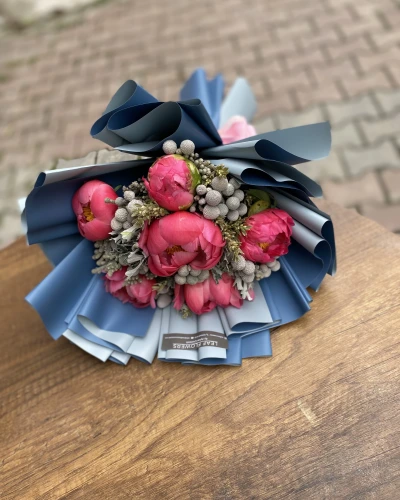 Mercan Şakayık Buketi