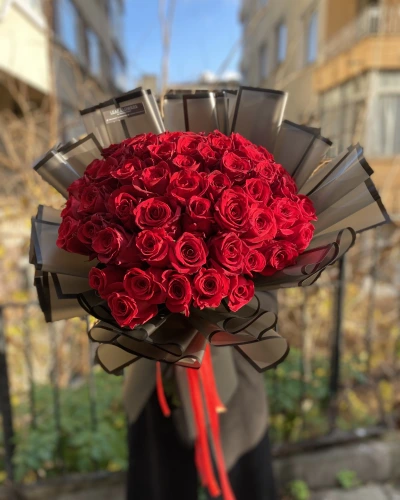Kırmızı Gül Buket 51