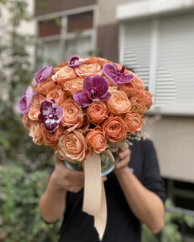 Khala Güllü Orkideli Aranjman