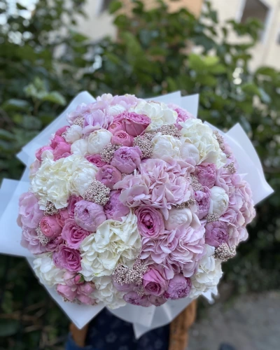 Şakayıklı Ortanca Buketi