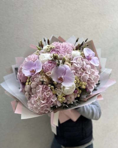 Şakayıklı Ortancalı Bahar Çiçeği