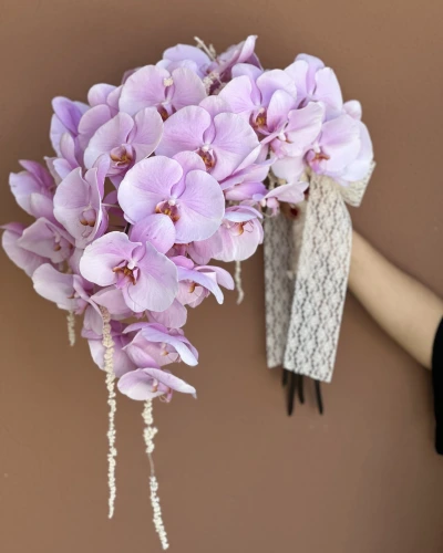 Özel Orkide Gelin Buketi