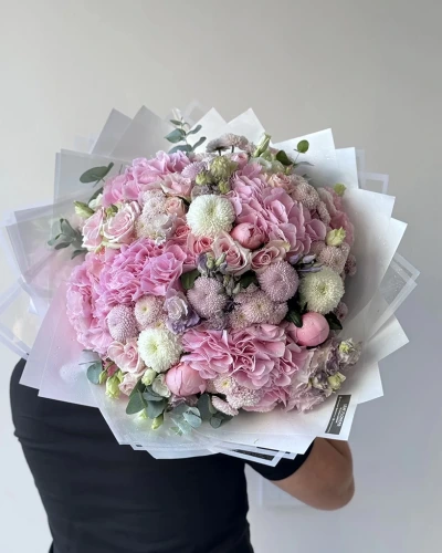 Şakayıklı Ortancalı Büyük Buket