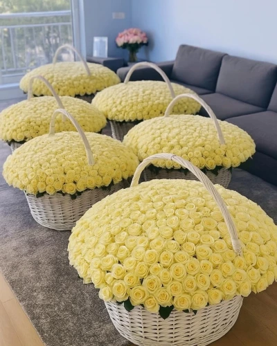 Dev Beyaz Gül Aranjmanları