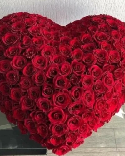 Kırmızı Kalp Gül