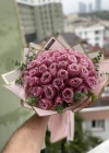 Koyu Pembe Gül Buketi