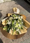 Beyaz Llilyumlu Karış Buketi