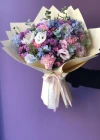 Mavi Pembe Bahar Buketi