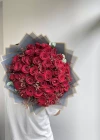 51 Kırmızı Siyah Gül Buketi