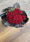 Siyah Kırmızı Gül Buketi