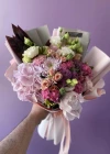 Mixed Pink Bouquet with Peonies and Lilacs