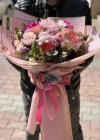 Pembe Bahar Mevsim Buketi