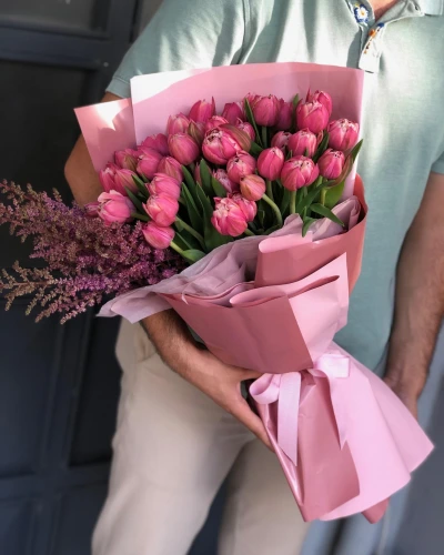 Pembe Rüya Lale Buketi