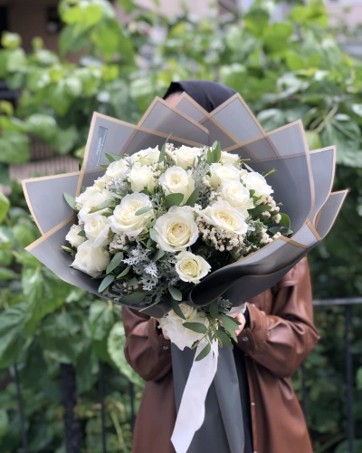 Beyaz Gül Buketi