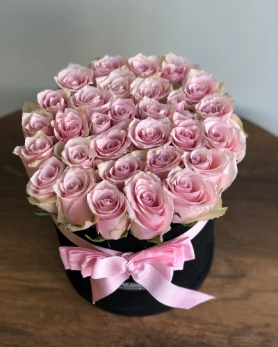 Siyah Pembe Kutu Gül