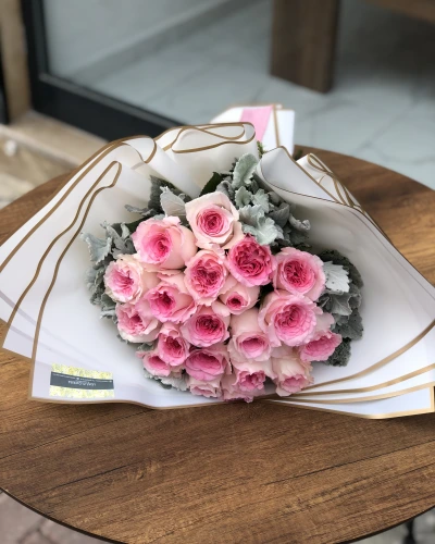 Pembe Gül Kenya Buketi