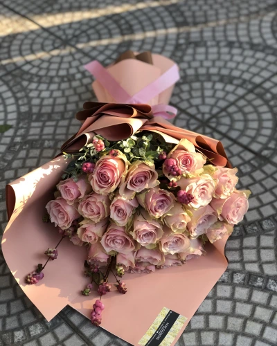 Pembe Güller Buketi