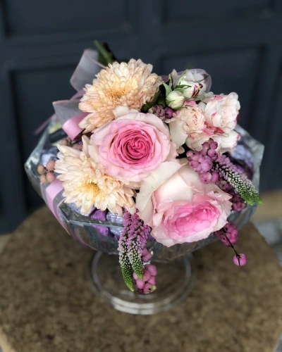 Pembe Çiçek Çikolata