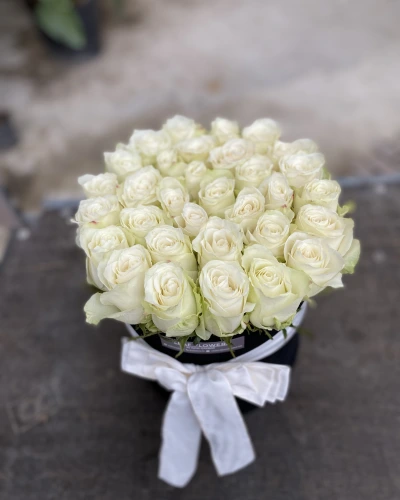 Beyaz Kutu Gül Aranjman