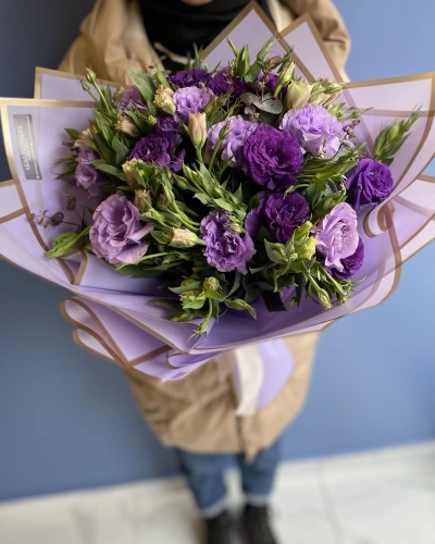 Mor Lila Lisyantus Buketi