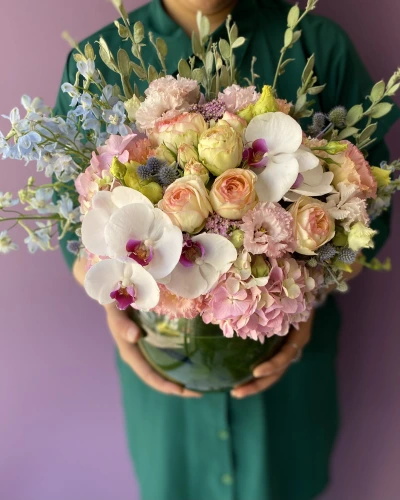 Renkli Çiçek Bahçesi Aranjman