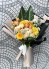 Turuncu Sarı Mevsim Buketi