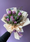 Lilac Layered Tulip Bouquet