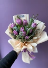 Lilac Layered Tulip Bouquet