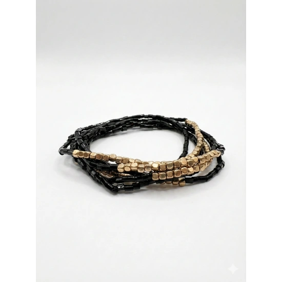 KUM BONCUK LASTİKLİ BİLEKLİK SETİ