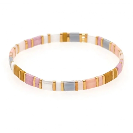 CAM BONCUK LASTİKLİ BİLEKLİK