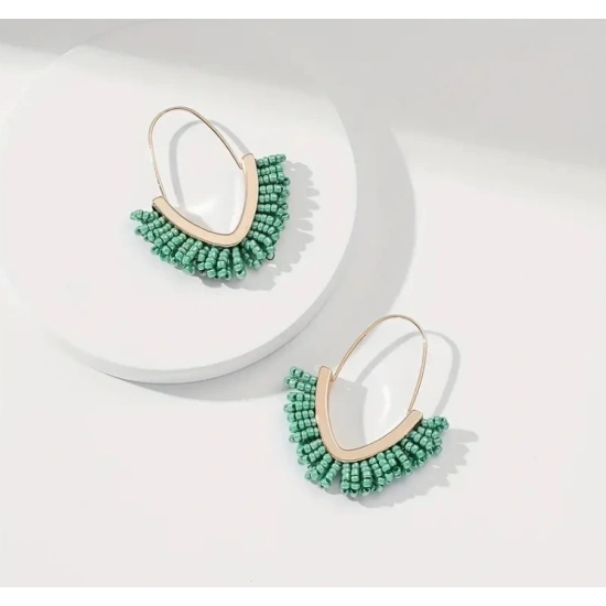 KUM BONCUK PASLANMAZ ÇELİK KÜPE