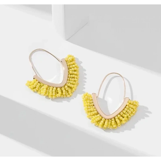 KUM BONCUK PASLANMAZ ÇELİK KÜPE