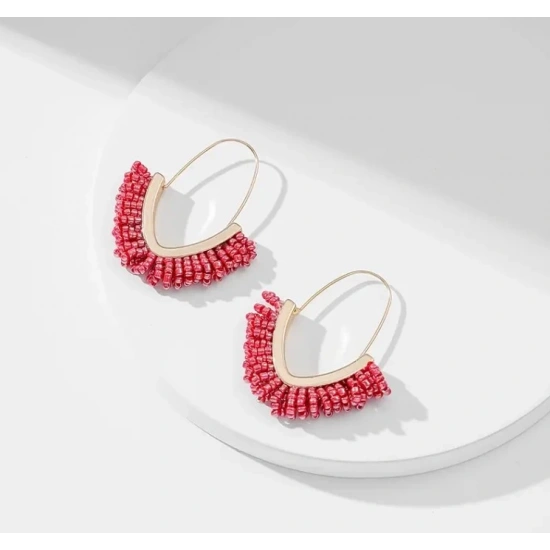 KUM BONCUK PASLANMAZ ÇELİK KÜPE