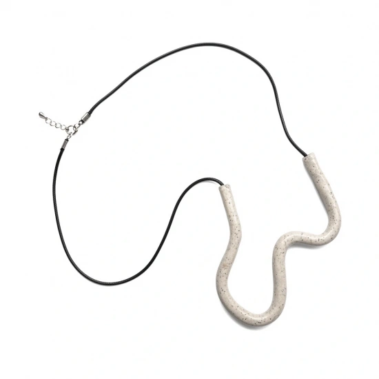 Spline - Deri İpli Polimer Kil Kolye