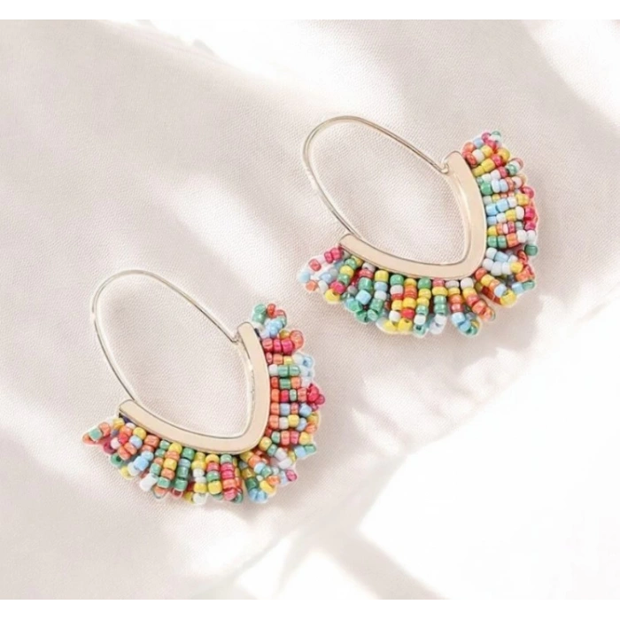 KUM BONCUK PASLANMAZ ÇELİK KÜPE