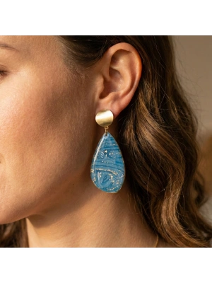 Azure - Damla Polimer Kil Küpe