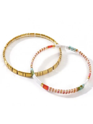 CAM BONCUK LASTİKLİ BİLEKLİK