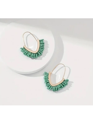 KUM BONCUK PASLANMAZ ÇELİK KÜPE