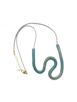 Spline - Deri İpli Polimer Kil Kolye