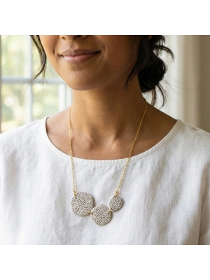 SOFT DOTS – Çelik Zincirli Polimer Kil Kolye