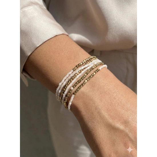 KUM BONCUK LASTİKLİ BİLEKLİK SETİ