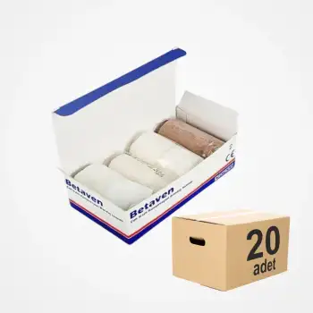 Betaven Dörtlü Çok Katlı Kompresyon Bandaj Sistemi - 20 Paket