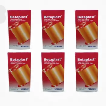 BetaPlast Tıbbi Bez Flaster 10cm x 5m - 6 Adet