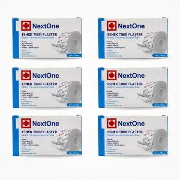 Nextone Esnek Fix Tıbbi Flaster Nonwoven 10cm x 5m - 6 Adet