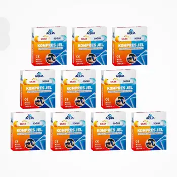 Aqua Termojel (Sıcak Soğuk Kompres) Kılıf Kutulu 13cm x 13cm - 10 Adet
