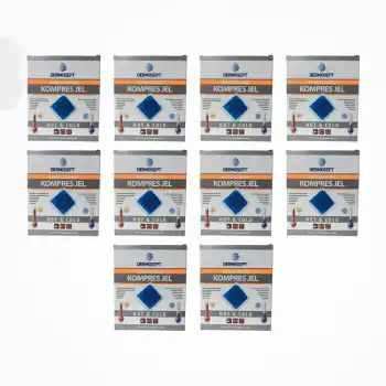 Dermosept Termojel (Sıcak Soğuk Kompres) Kılıf Kutulu 13cm x 13cm - 10 Adet